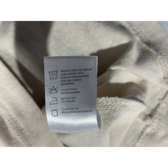 Def Leppard x Chaser Ivory Graphic Print Band Tee Short Sleeve Crew T-shirt Sz S - Picture 8 of 9